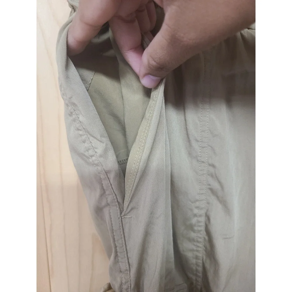 Lululemon Cargo Pants Womens Tan Khaki Good Utility Gorpcore Adjustable Hem